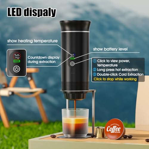 Portable Electric Coffee Maker (white)