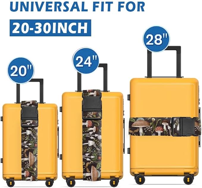Luggage Straps for Suitcases Travel Belt Accessories, Cute Suitcase Strap - Image 3