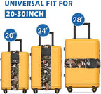 Luggage Straps for Suitcases Travel Belt Accessories, Cute Suitcase Strap - Image 3