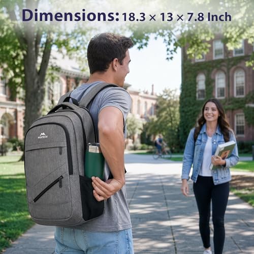 Travel Laptop Backpack (Grey / 17 Inch)