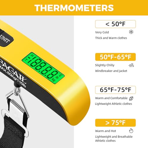 Digital Luggage Scale (Yellow)