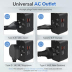 Travel Adapter (Black)