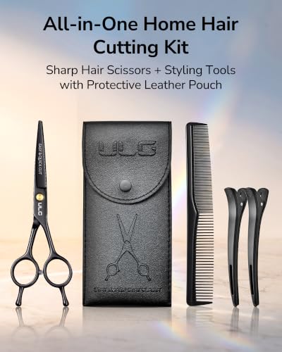 6.5" Black Premium Hair Scissors