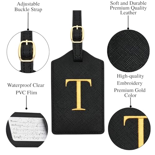 PU Leather Luggage Tag for Suitcase (T)