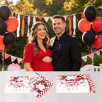 50 Pcs She's Ready to Pop Baby Shower Napkins Decorations (She’s Ready to Pop)