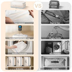 Comforter Storage Bag (Beige / XL-4 Pack - 4-Layer)