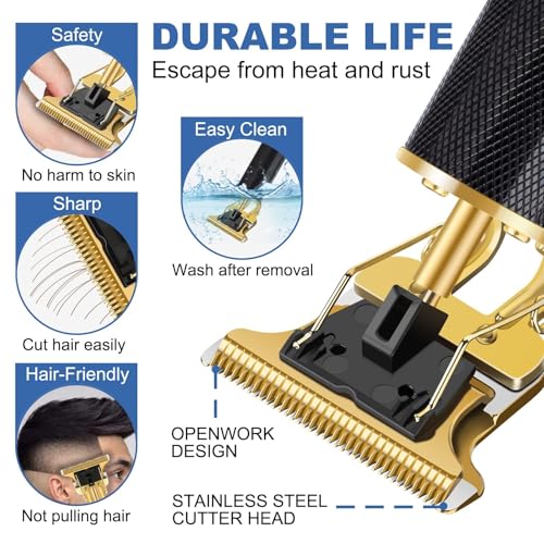 Professional Hair Trimmer for Men (Black)