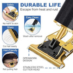 Professional Hair Trimmer for Men (Black)