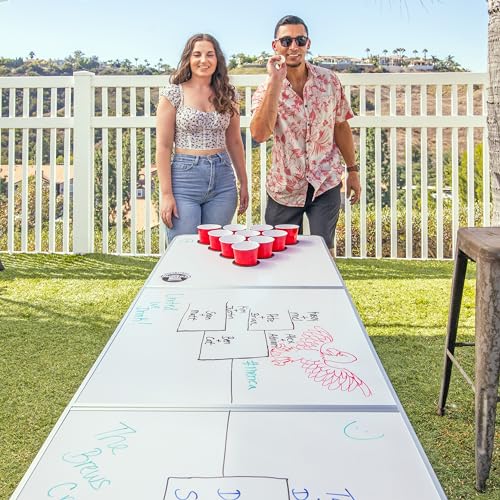 8 Foot Portable Beer Pong (8-Feet / Custom Dry Erase)