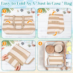 Extra Large Beach Bags for Women (Brown)