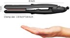 JINRI 0.8 Inch Hair Straightener Titanium Plate Medium-Sized Flat Iron,Perfect Travel Size Hair Straightener Dual Voltage