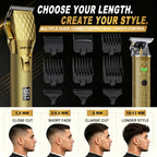 Professional Hair Clippers for Men (Gold+bronze)