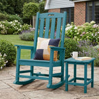 Oversized Outdoor Rocking Chair (Blue / 1 pack)
