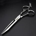 Sharonds 6/7 inch Professional Hair Cutting Scissors Set Hair Cutting Scissors Thinning Teeth Shears Set,Sliver Scissors,Barber,Salon,Hairdressing Scissors Kit,Japanese 440C Scissors (6-inch 3pc-A)