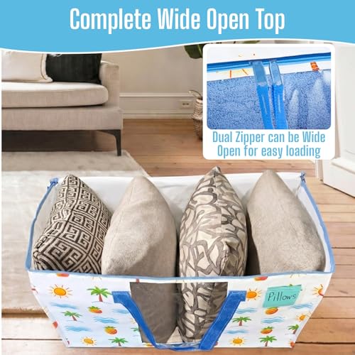Moving Bags Wide Open Top (Tropical Island / 6 Pack)