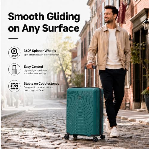 Luggage Sets 3 Piece (Dark Green / 3 Piece Sets (21/Db/Tb))