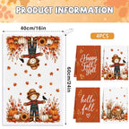 Fall Scarecrow Kitchen Towels 4 PCS