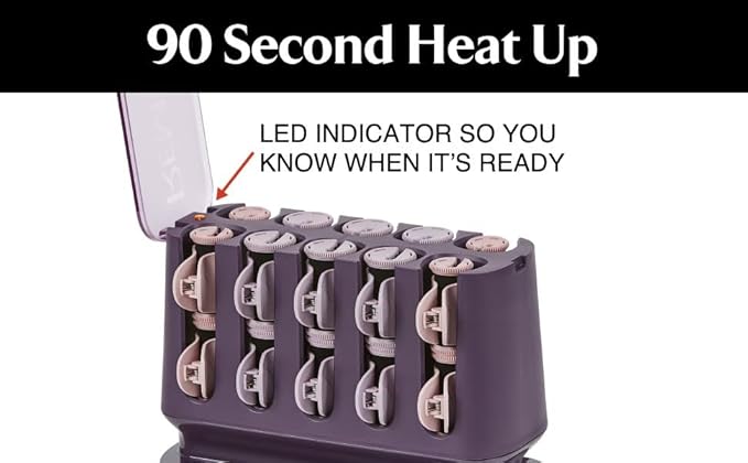 Remington Pro Hair Setter Hot Rollers, Curlers With Thermaluxe Advanced Thermal Technology