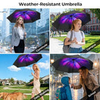 Compact Travel Umbrella ((Orchid))