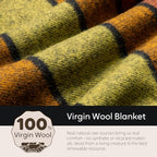 100% Wool Blanket (Sunset / Large)