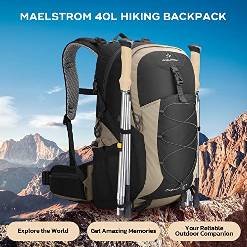 40L Hiking Backpack (40l Khaki / 40l / Daypack Backpacks)