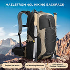 40L Hiking Backpack (40l Khaki / 40l / Daypack Backpacks)