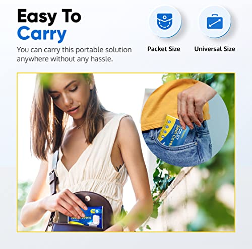 Toilet Seat Covers Disposable Flushable Travel Pack of 100 (XL (Pack of 100))