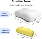 Cushion Lab Travel Deep Sleep Pillow – Compact Memory Foam Neck Pillow - Image 5