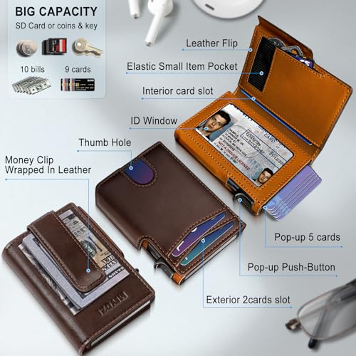 Wallet for Men (Burnt Umber / Orange023)