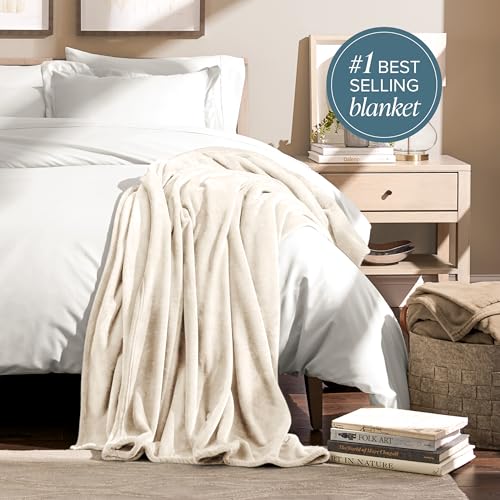 Fleece Blanket Luxury Microplush (King / 19 - Vanilla)