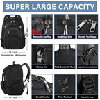 18.4 Laptop Backpack for Men (Rfid 18.4 Inch Grey)