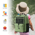 10L Small Size Casual Backpack for Kids Girls Boys Ages 3 (Army Green)