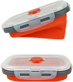 ECOmorning 3 Piece Silicone Food Storage Containers Collapsible Silicone Bowl - Image 5
