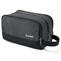 Travel Toiletry Bag for Men (Check Patten (Black))