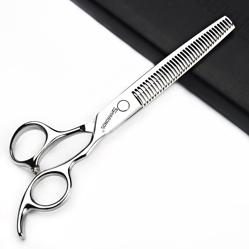 6.5 Inch Stainless Steel Professional Barber Scissors Hair Thinning Scissors Hairdresser or Home Hairdresser Variant (6.5 Inch-4pc)