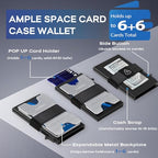 Slim Wallet for Men (Brushed Silver)