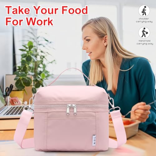 NOL 8L Insulated Lunch Bag for Women (Pink / Medium (8 Liters))