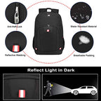 Travel Laptop Backpack (Medium / Black)