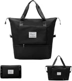 Large Capacity Foldable Travel Bag Expandable Portable Carry on Bag Dry&Wet by Orshawer