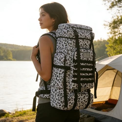 Hiking Backpack for Men 70L (70l-leopard)