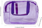 Travel Clear Waterproof PVC Bag, Toiletry Carry Pouch Makeup Artist Bag - Image 2