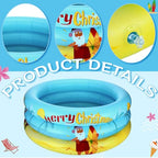 Christmas Inflatable Cooler (Light Blue / Summer Christmas)
