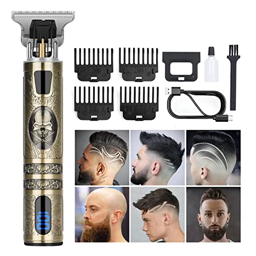 Professional Hair Trimmer for Men (Bronze With Lcd)