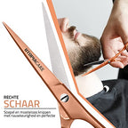Hair Cutting and Hairdressing Scissors 6.5 Inch (6.5 Inch (Pack of 1) / Rose Gold)