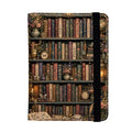 Bookshelf Passport Holders Leather Passport Wallet for Travel Essentials (Bookshelf / One Size)