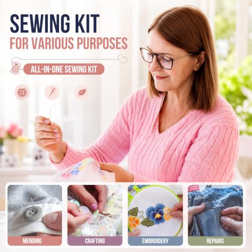 Sewing Kit Mini Travel (Black / S)