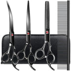 Dog Grooming Kit (Black / 4 Piece)