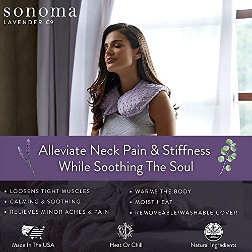 Luxury Lavender Neck Pillow (Angora Platinum)