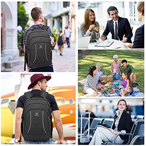 Backpack 17.3in Durable Travel Laptop Backpack (17.3inch / 17.3-grey)
