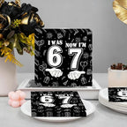 50Pcs I was 6 Now I'm 7 Napkins (6 7 Birthday)